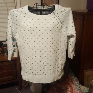 Liz Claiborne 3/4 length sleeves sweater